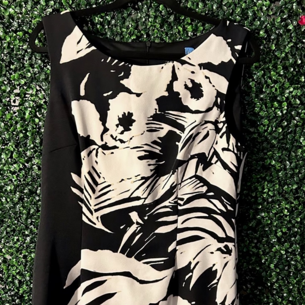 Connected Apparel B&W Dress